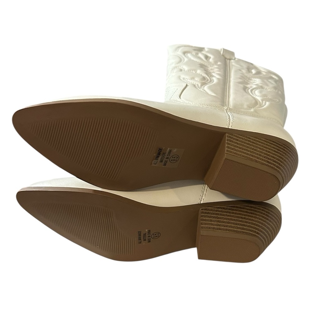 Soda White Women’s Cowboy Boots 9.5 - Picture 3 of 6